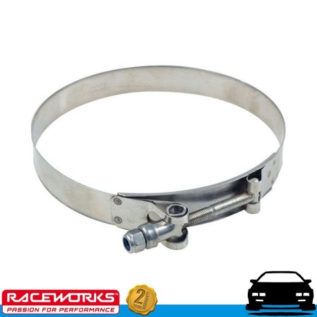 RACEWORKS T-Bolt Clamp to suit 2.5" 63mm Intercooler Air Silicone Hose 70-78mm