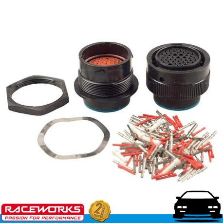 RACEWORKS Deutsch HDP20 24-47 Wiring Plug Socket Bulkhead Kit