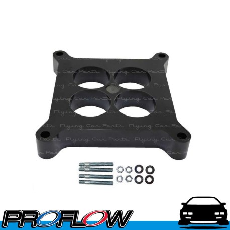 PROFLOW Phenolic 4 Port 4150 Carburettor Spacer 1" with Studs, Bolts & Gaskets