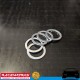 RACEWORKS 5 x Aluminium Crush Washers ID18.2mm OD24mm T1.5mm