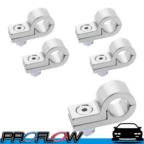 PROFLOW 5 x 11.1mm ID P-Clamp Silver