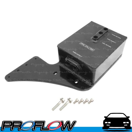 PROFLOW Ford Falcon BA BF FG XR6 Turbo V8 Engine Bay Mount 2L Surge Tank Black