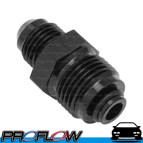 PROFLOW Power Steering Bump Tube Adapter Black M14x1.5 to AN -6 (AN6)