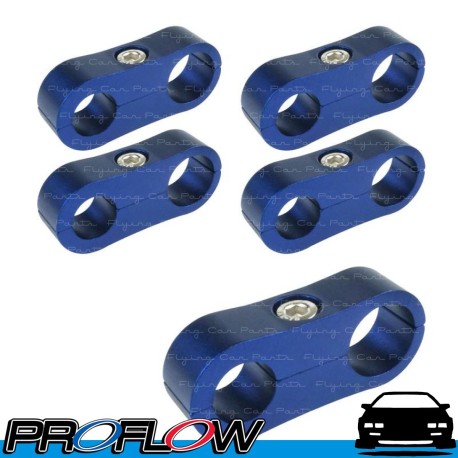 PROFLOW 16mm - 19mm ID Hose Separator Clamp 5 Pack Blue