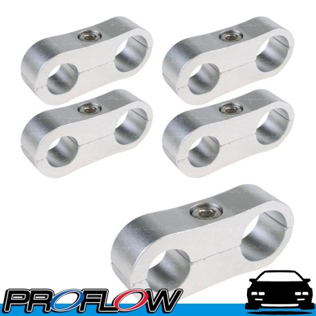 PROFLOW 16mm - 19mm ID Hose Separator Clamp 5 Pack Silver