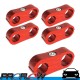 PROFLOW 13mm - 19mm ID Hose Separator Clamp 5 Pack Red