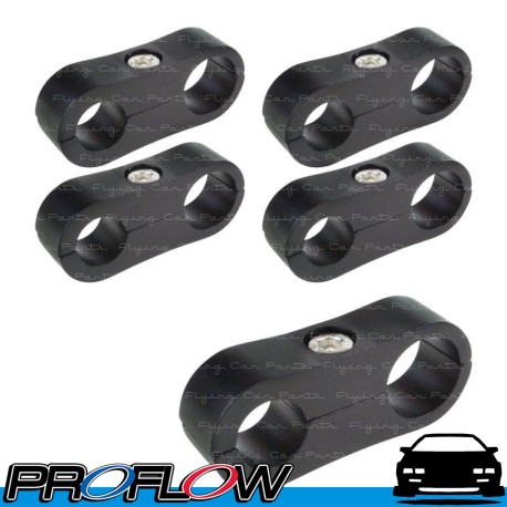 PROFLOW 13mm - 16mm ID Hose Separator Clamp 5 Pack Black