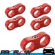 PROFLOW 13mm ID Hose Separator Clamp 5 Pack Red