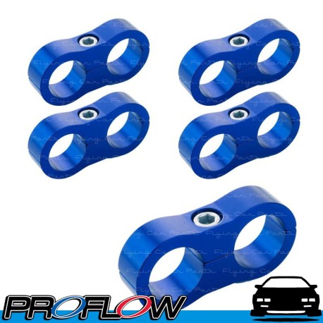 PROFLOW 23.8mm ID Hose Separator Clamp 5 Pack Blue