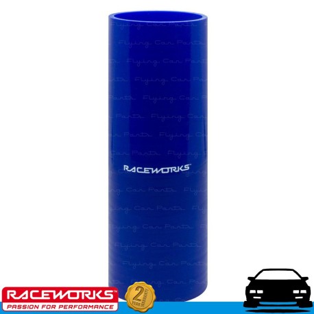 RACEWORKS Straight Silicone Intercooler Joiner Hose 2.25" (57mm) x 254mm Blue