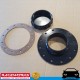 RACEWORKS Fuel Cell Screw On Cap Assembly Cork Gasket Black E85