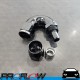 PROFLOW 150 Degree Forged Fitting Hose End AN -8 (AN8) Suit PTFE Hose Black