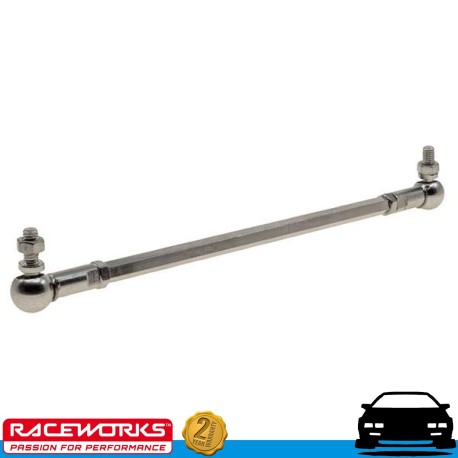 RACEWORKS 10-3/4" 270mm Carburettor Linkage Kit Black