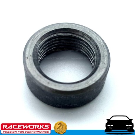 RACEWORKS Mild Steel O2 Oxygen Sensor Bung 18x1.5mm Weld On Fitting