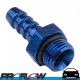 PROFLOW Male AN -8 (AN8) ORB O-Ring Port to 5/16" Barb Adaptor Fitting Blue