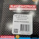 RACEWORKS Aluminium Quick Release Dry Break Viton Bulkhead AN6 6AN