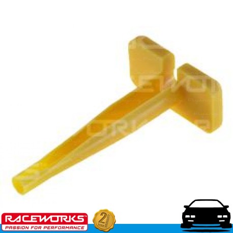 RACEWORKS Deutsch Size 12 Removal Tool Yellow