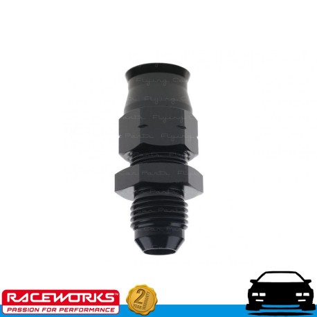 RACEWORKS Male AN6 6AN to 5/16" Straight Tube Adaptor Fuel E85 Diesel