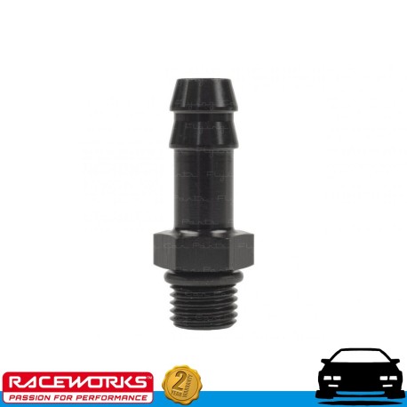 RACEWORKS AN4 4AN ORB to 3/8" Barb Fuel Oil E85 Diesel