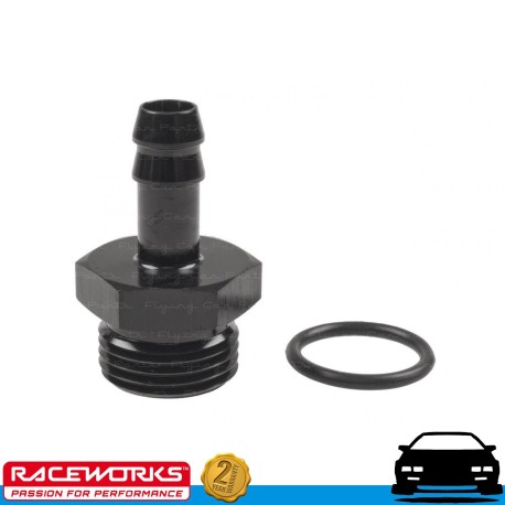 RACEWORKS AN10 10AN ORB to 3/8" Barb Fuel Oil E85 Diesel