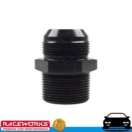 RACEWORKS AN16 16AN Male Flare to 1" NPT Straight Fuel Oil E85 Diesel