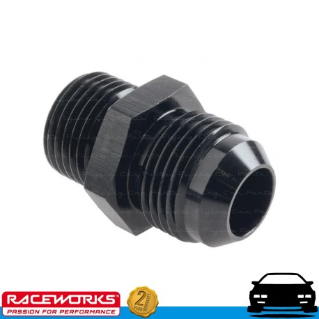 RACEWORKS Male Flare AN10 10AN to Male BSPP 3/8" Fuel Oil E85 Diesel