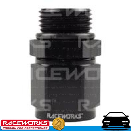 RACEWORKS AN10 10AN ORB to AN10 10AN Female AN Swivel Adaptor Fuel Oil E85