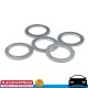 RACEWORKS Aluminium Washers AN12 12AN Id27.1mm Od33.6mm T1.5mm 5 PackOil E85