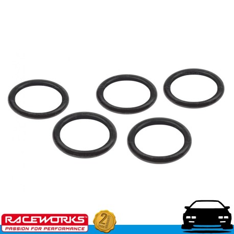 RACEWORKS 5 x E85 Safe Viton O-rings AN3 3AN Fuel Oil Diesel