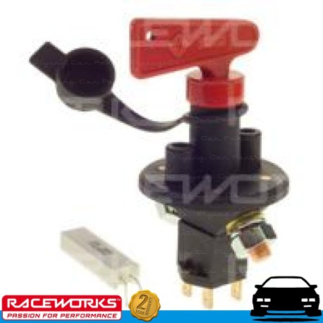 RACEWORKS Battery Master Kill Switch w/ Field Cut