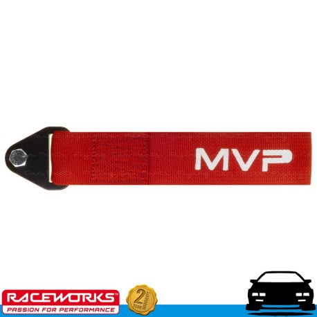 RACEWORKS MVP Red Flexible Tow Strap