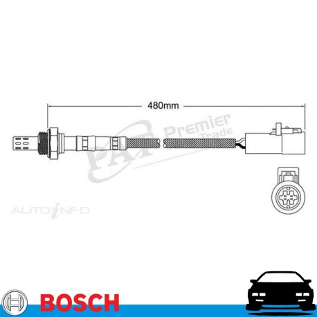 Bosch O2 Wideband Oxygen O2 Sensor LSU4.9