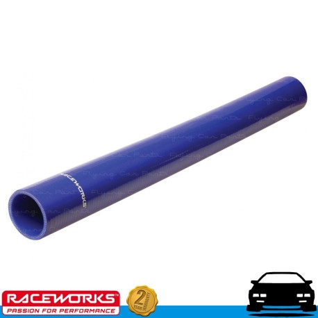 RACEWORKS Straight Silicone Intercooler Joiner Hose 4.5 (114mm) x 610mm Blue