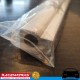 RACEWORKS Bare Aluminium Fuel Rail Extrusion C-Series 600mm 6cyl EFI E85