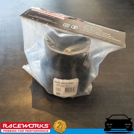 RACEWORKS Silicone Intercooler Hose Reducer 3" to 4" (76-102mm) Black