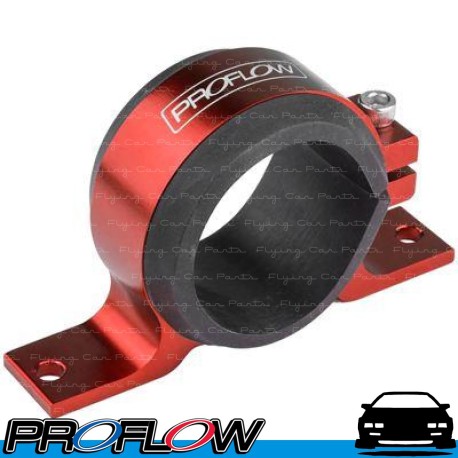 PROFLOW Single Bosch 044 Fuel Pump Bracket Red suit 52mm or 60mm pump