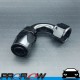 PROFLOW 100 Series 120 Degree Hose End Fitting Black  AN -12 (AN12)