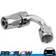 PROFLOW 100 Series 120 Degree Hose End Fitting Polished  AN -4 (AN4)