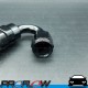 PROFLOW 100 Series 150 Degree Hose End Fitting Black  AN -6 (AN6)