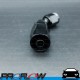 PROFLOW 100 Series 45 Degree Hose End Fitting Black  AN -6 (AN6)