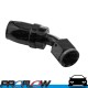 PROFLOW 100 Series 60 Degree Hose End Fitting Black  AN -4 (AN4)