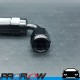 PROFLOW 100 Series 90 Degree Hose End Fitting Black  AN -4 (AN4)