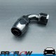 PROFLOW 100 Series 90 Degree Hose End Fitting Black  AN -10 (AN10)