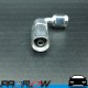 PROFLOW 100 Series 90 Degree Hose End Fitting Polished  AN -4 (AN4)