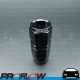 PROFLOW 100 Series Straight Hose End Fitting Black  AN -8 (AN8)