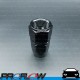 PROFLOW 100 Series Straight Hose End Fitting Black  AN -12 (AN12)