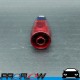 PROFLOW 100 Series Straight Hose End Fitting Blue/Red  AN -6 (AN6)