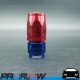 PROFLOW 100 Series Straight Hose End Fitting Blue/Red  AN -6 (AN6)