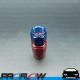 PROFLOW 100 Series Straight Hose End Fitting Blue/Red  AN -6 (AN6)