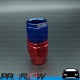 PROFLOW 100 Series Straight Hose End Fitting Blue/Red  AN -10 (AN10)